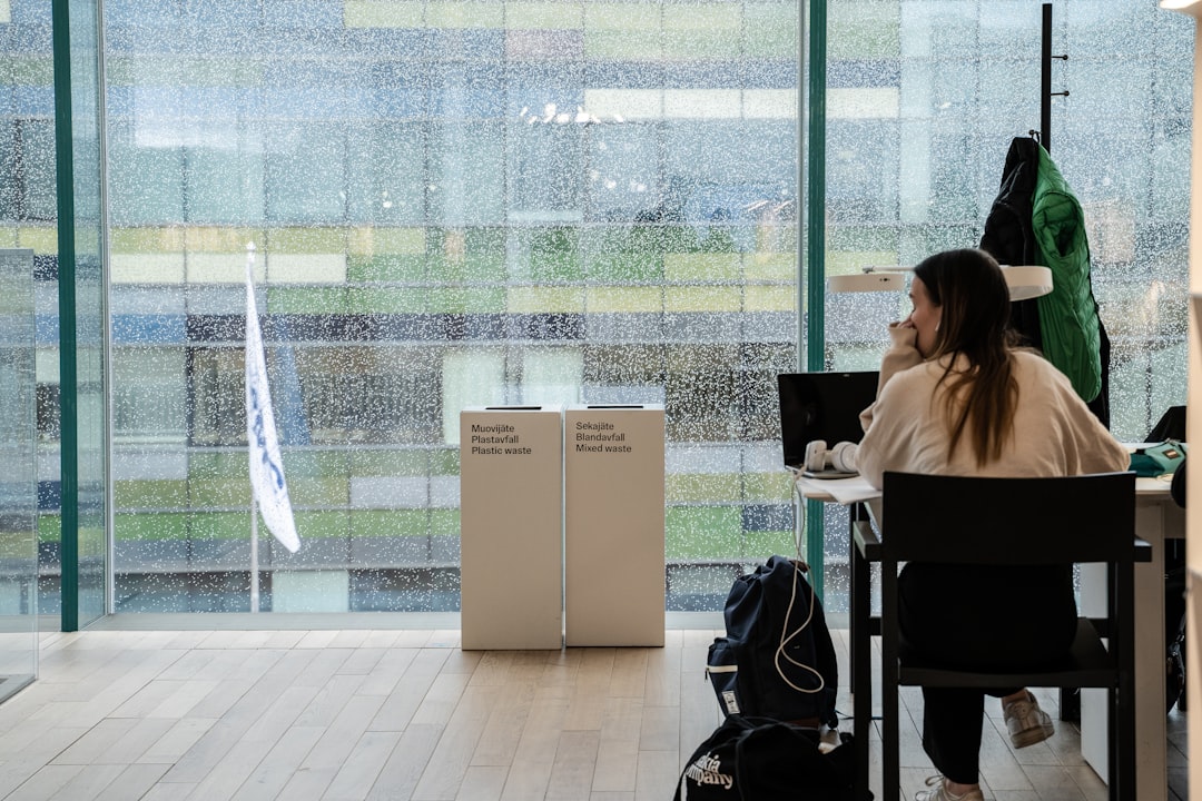 A Modern High End Office Environment Showcasing Various Ai Tools And Automation Processes In Action